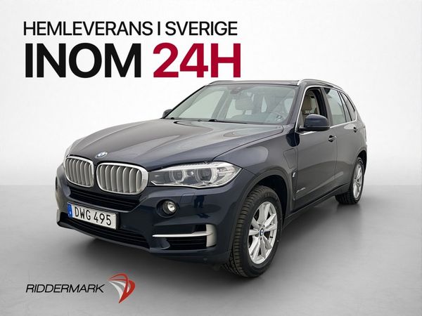 BMW X5 xDrive40e 313hk Adapt-Fjäd Navi Sensorer Skinn Drag - 2017