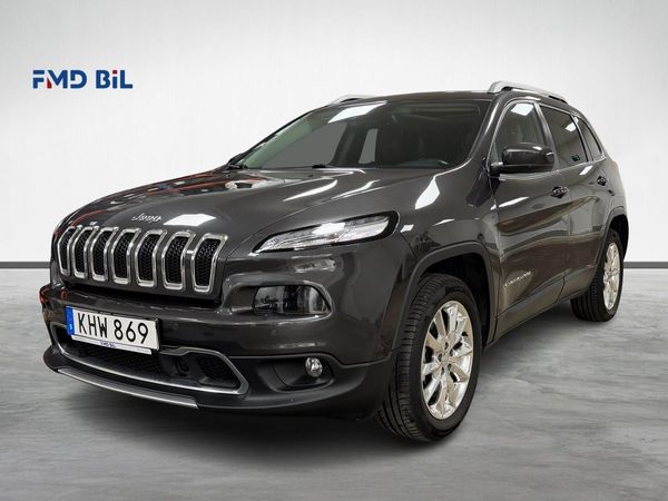 Jeep Cherokee 2.0 CRD 4WD 170HK PANORAMA NAVI B-KAMERA DRAGKROK SKINN - 2015