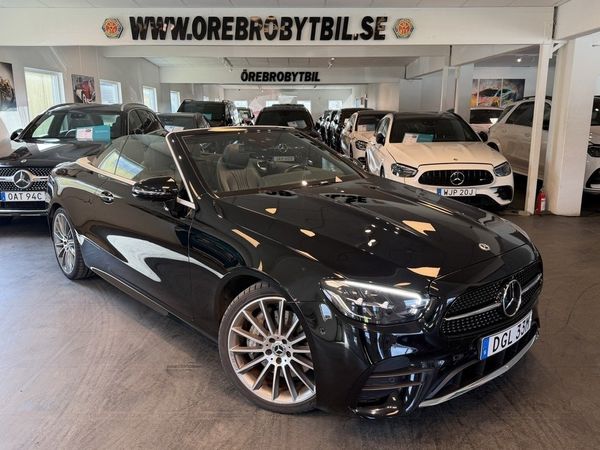 Mercedes E400 d 4MATIC Cabriolet AMG Burmster Värmare Gps SE SPEC - 2022