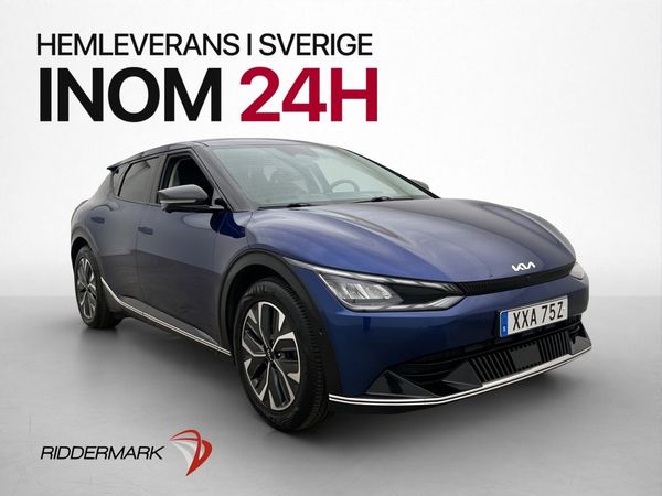 Kia EV6 77.4 kWh AWD Kamera Drag Skinn CarPlay Adaptiv Navi - 2023