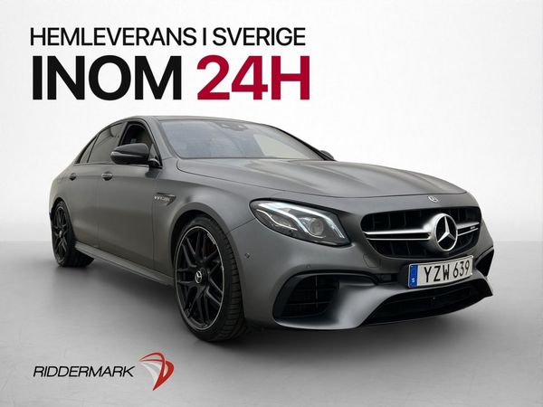 Mercedes E63 AMG S 4MATIC+ 612hk Burm HuD 360° Pano - 2018