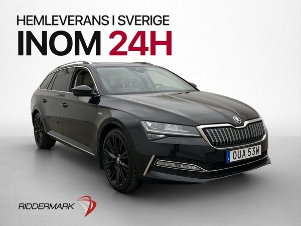 Skoda Superb Kombi L&K Värm Pano Canton Drag Cockpit Kamera - 2021