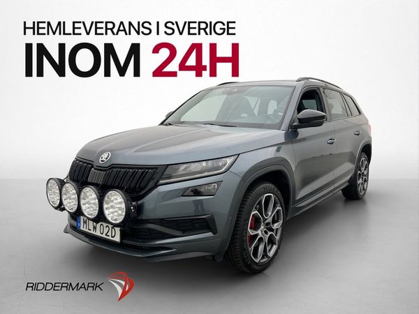 Skoda Kodiaq RS 240hk 4x4 Pano Canton Värmare CarPlay Kamera - 2020