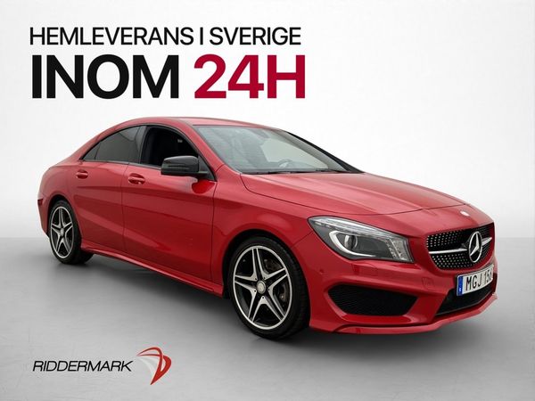 Mercedes CLA220 d Coupé AMG Night Sensorer Halvskinn - 2016