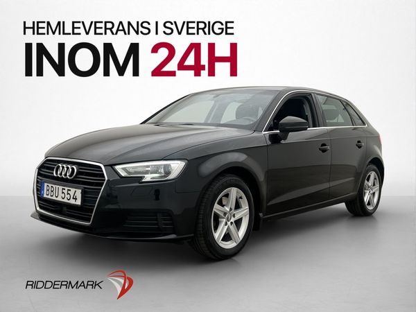 Audi A3 Sportback TFSI 150hk Proline Sensorer Farthållare - 2018