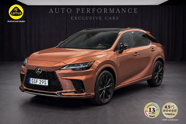Lexus RX 500h F-Sport 371hk Panorama / Hemleverans / - 2023