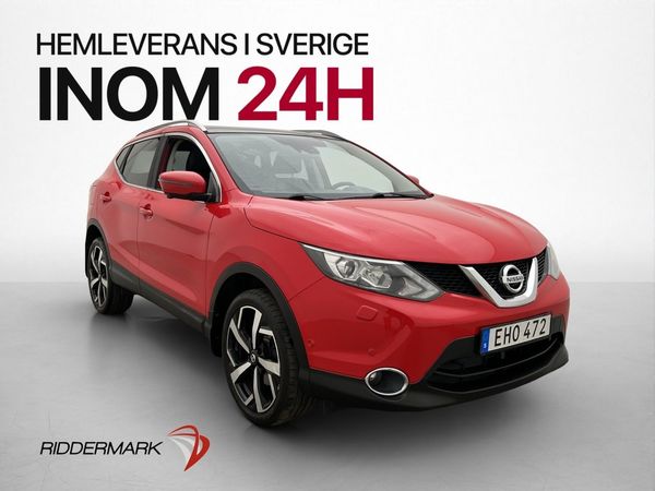 Nissan Qashqai 1.2 Tekna Pano 360° Värmare Navi 0.58l/mil - 2016