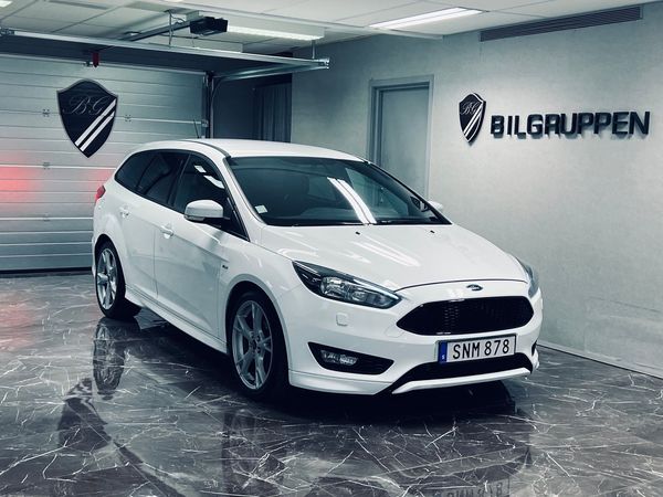 Ford Focus Kombi 1.0 EcoBoost ST-Line|Drag|Värmare|Nyservad|Nybes| - 2017