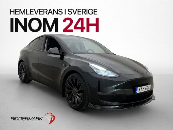 Tesla Model Y Performance 534hk Värmepump Rattvärme Premium - 2022