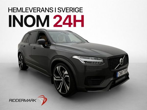 Volvo XC90 T8 AWD Ultimate Dark Pano 7-Sits B&W Luftfjädring - 2023