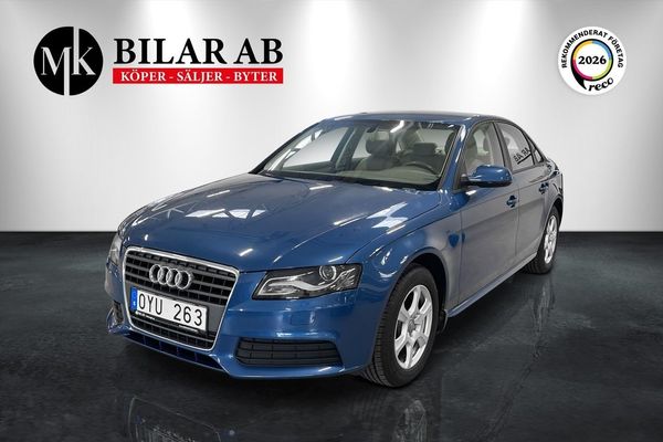 Audi A4 1.8 TFSI Nyservad Låga mil / 1 brukare / 0:- kontant - 2012