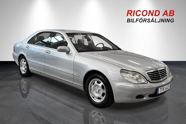 Mercedes S320 L MYCKET FINT SKICK SV-SÅLD FULLSERVAD FÅ BRUKARE - 2002