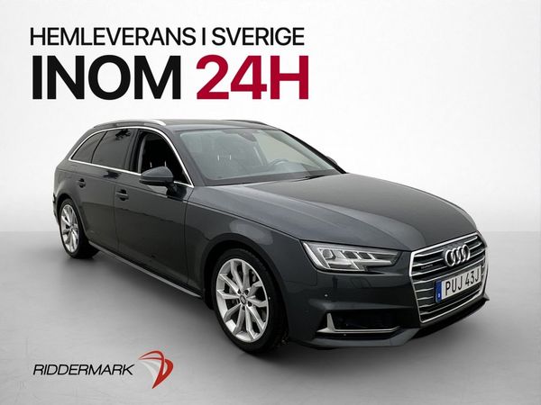 Audi A4 40 TDI 190hk Q Kamera Värmare Matrix Pano Drag - 2019
