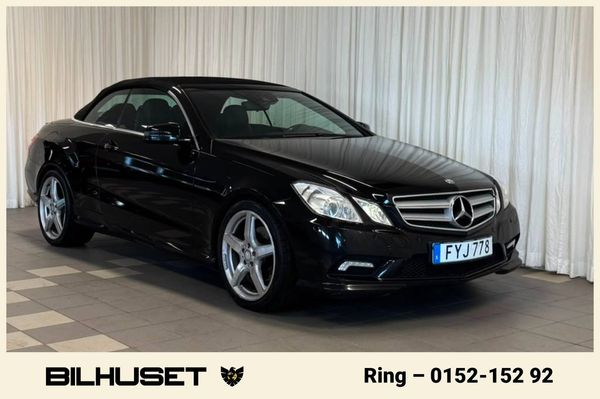 Mercedes E200 Cabriolet CGI AUT AMG SPORT LÄDER - 2011