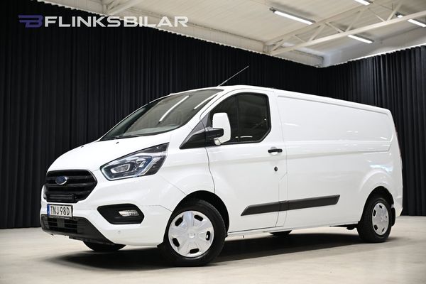 Ford Transit Custom 130HK L2 Automat|Inredd|Drag|Värmare|NyKamrem - 2021