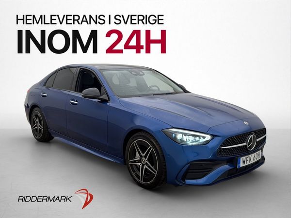 Mercedes C220 d 200hk AMG Pano Drag Navi Kamera - 2022