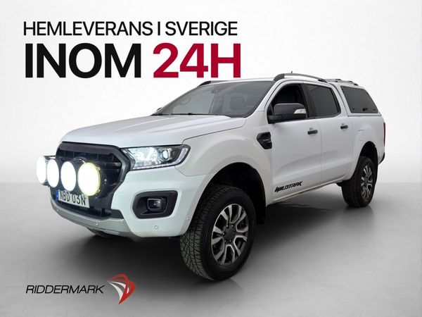 Ford Ranger Wildtrak 213hk 4x4 Ny-Kamrem Värm Drag Kåpa MOMS - 2021
