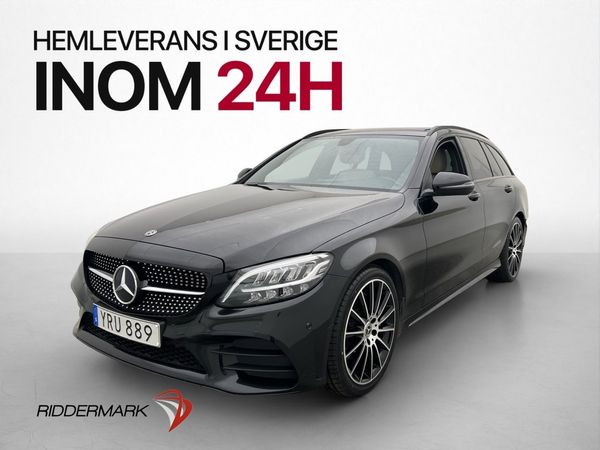 Mercedes C200 T 184hk AMG Pano Kamera Navi Skinn Drag - 2019