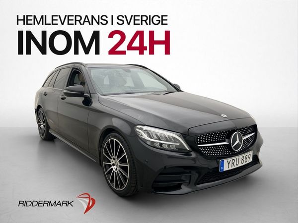 Mercedes C200 T 184hk AMG Pano Kamera Navi Skinn Drag - 2019