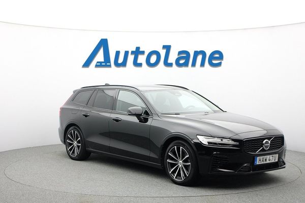 Volvo V60 Recharge T6 AWD Plus Dark, B-Kamera, Drag, Skinn, 398hk - 2024