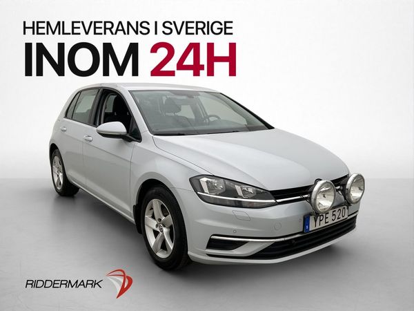 Volkswagen Golf Värmare Endast 0,39l/mil CarPlay Kamera - 2018