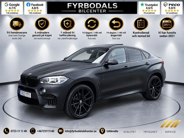 BMW X6 xDrive30d 30d 258hk 360cam Softclose X6M OPTIK 2270kr/m - 2015