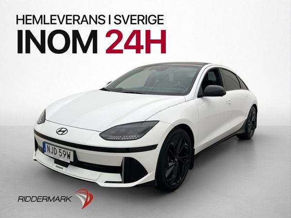 Hyundai IONIQ 6 77.4 kWh AWD Pano 360° BOSE HUD Dragkrok - 2023