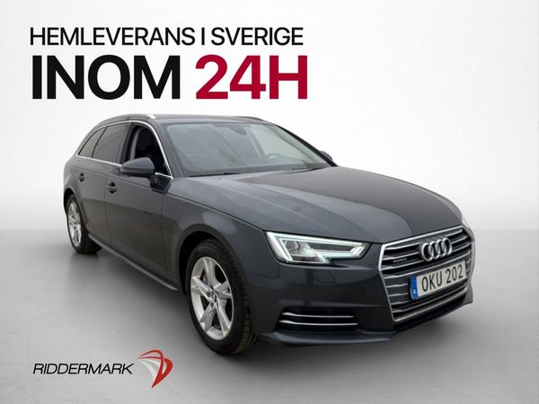 Audi A4 TDI Quattro 190hk Proline Värm Sensorer Keyless Drag - 2017