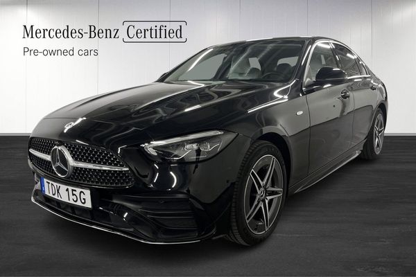 Mercedes C300 de AMG Line BACKKAMERA//RATTVÄRME//DRAGKROK - 2025