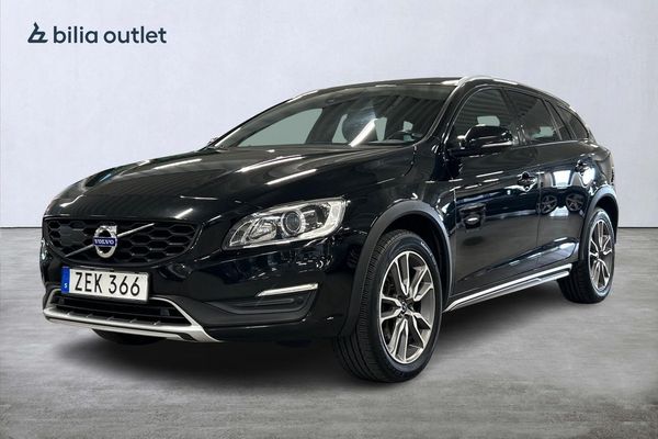Volvo V60 Cross Country D3 Classic Pro 150hk P-värm Rattvärm P-sensor Läder - 2018