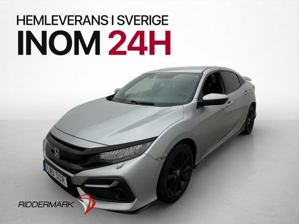 Honda Civic 1.0 126hk SPORT Sidokjolar CarPlay 1-Ägare - 2020