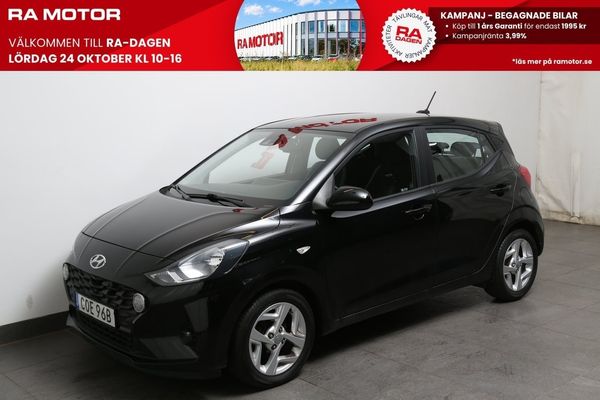Hyundai i10 1,0 blue 67hk Essential Automat Kamera 1ägare Motorv - 2021