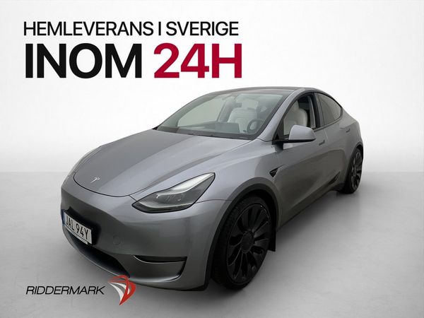 Tesla Model Y Performance AWD Drag Ljus Interiör Pano Kamera - 2023