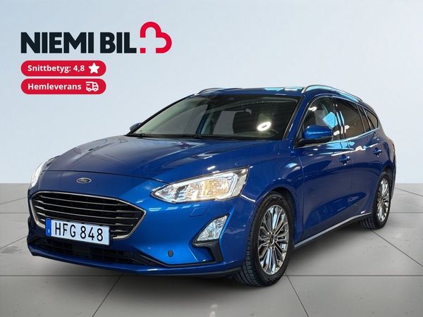 Ford Focus Kombi EcoBoost Titanium Facelift Drag Värmare Psens S&V - 2019