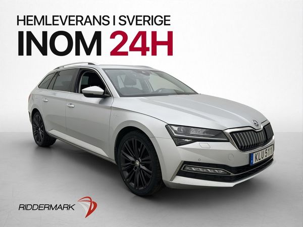 Skoda Superb 1.4 TSI iV L&K Drag Värmare Kamera Skinn Navi - 2021