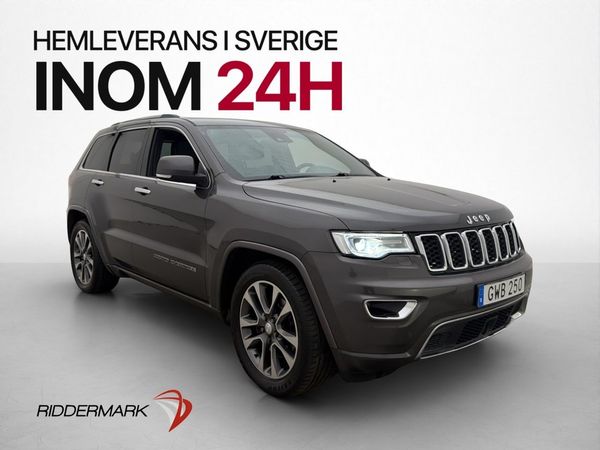 Jeep Grand Cherokee V6 250hk Overland Pano Värm Kamera Drag - 2018