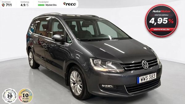 Volkswagen Sharan 7 sits 2.0 TDI Automat 140hk Panorama/Drag/Kamera - 2012