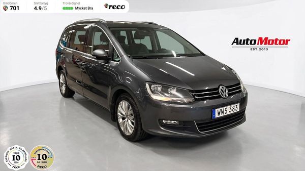 Volkswagen Sharan 7 sits 2.0 TDI Automat 140hk Panorama/Drag/Kamera - 2012