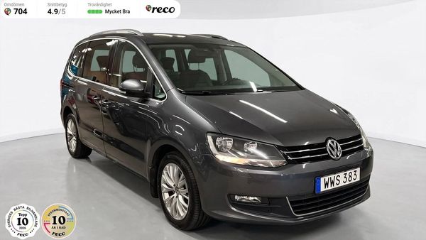 Volkswagen Sharan 7 sits 2.0 TDI Automat 140hk Panorama/Drag/Kamera - 2012