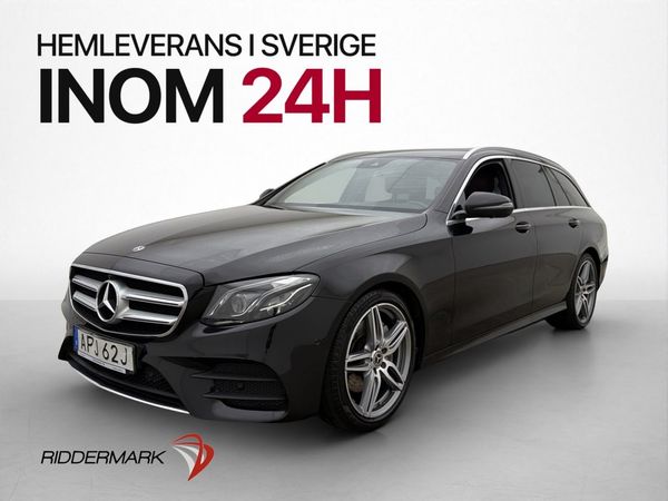 Mercedes E300 245hk AMG Widescreen 360° Skinn Drag - 2019