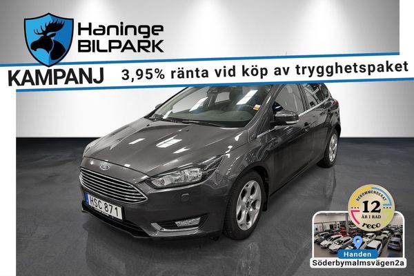 Ford Focus 1.0 EcoBoost Titanium / LÅGMILARE / SUPERDEAL 3,95 % / - 2015