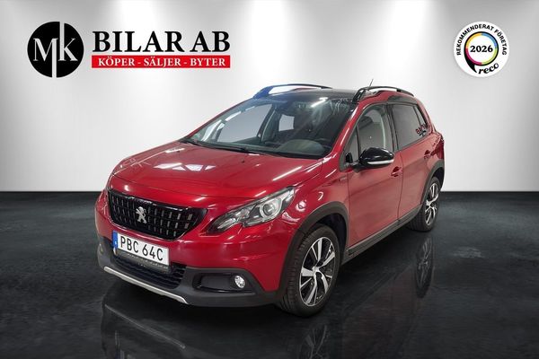 Peugeot 2008 1.2 GT-Line Automat / Låga mil / Panorama - 2019