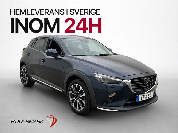 Mazda CX-3 2.0 SKYACTIV-G 121hk Optimum BOSE HUD Kamera Navi - 2018