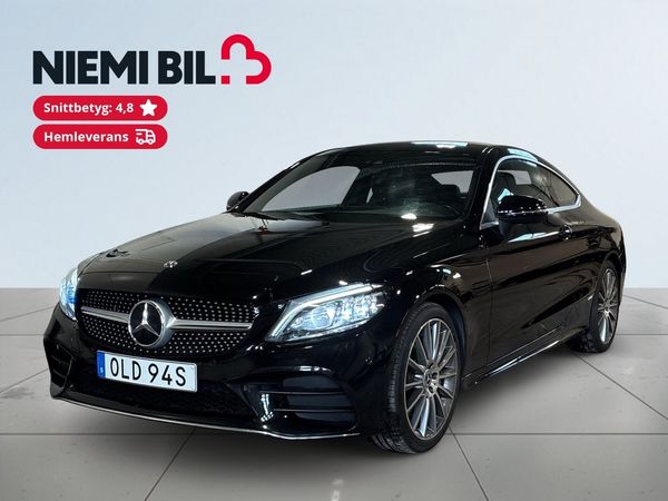 Mercedes C300 Coupé Aut AMG Line Cockpit Pano Burmester Psens - 2021