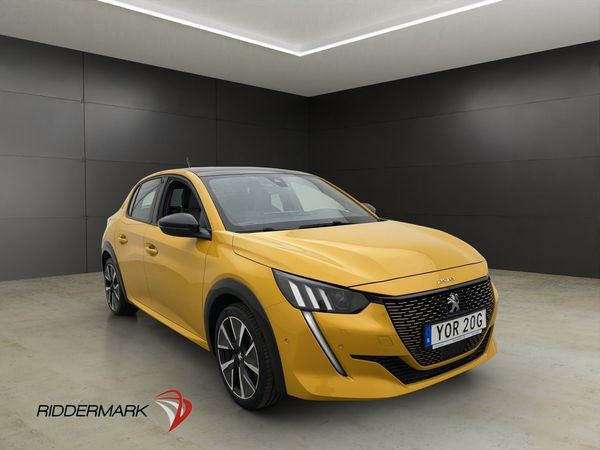 Peugeot e-208 136hk Pano Navi Kamera Isofix Keyless Låg-skat - 2020