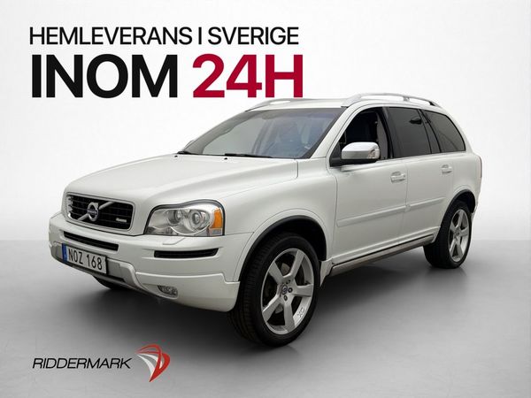 Volvo XC90 D5 AWD 200hk R-Design 7-sits VOC Skinn Dragkrok - 2012