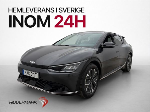 Kia EV6 77.4 kWh PLUS Dragkrok 360° Skinn Elstolar MOMS - 2022