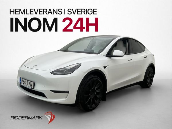 Tesla Model Y Long Range AWD Ljus interiör Drag Autopilot - 2023