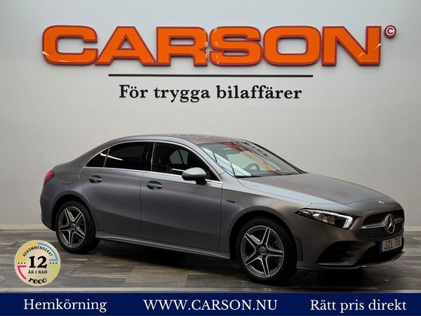 Mercedes A250 e Sedan 8G-DCT AMG Line Backkamera 218hk - 2021