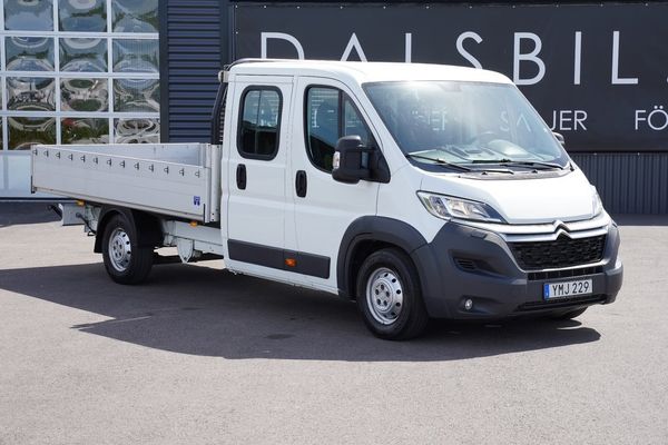Citroen Jumper Dubbelhytt Flak L4 6-sits / Kapell / Drag / Värmare - 2016